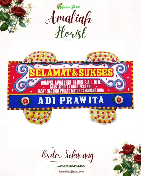 Papan Bunga Ucapan Selamat Kadumalati